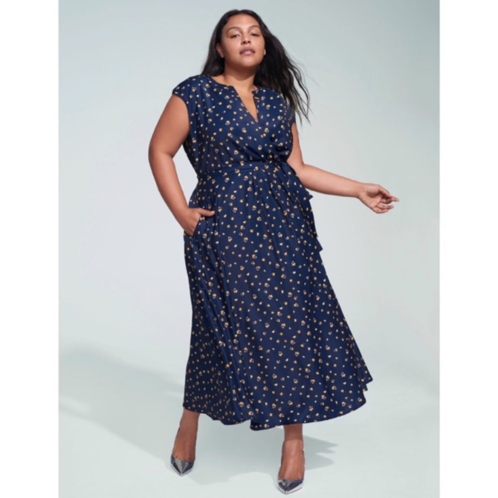 New Nwt Jason Wu X Eloquii Surplice Wrap Dress 24 - image 3